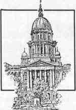 Pencil sketch of the Capitol