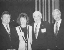 Ted Flickinger, Mary Colmar, Peter Murphy, and Senator DeAngelis