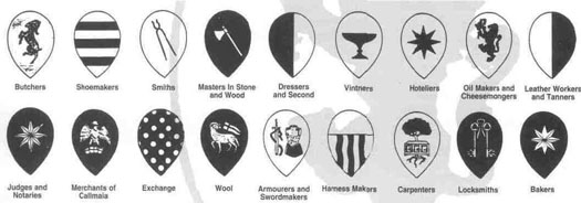 Examples of Crests