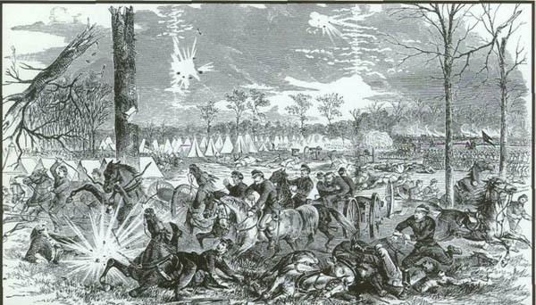 Capture of Union forces at Pittsburg Landing
