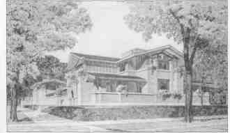The late architect Frank Lloyd Wright