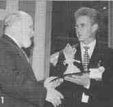 1. Jerry Douglas receives IPRA's President's Award from
IPRA President Mike Rylko.