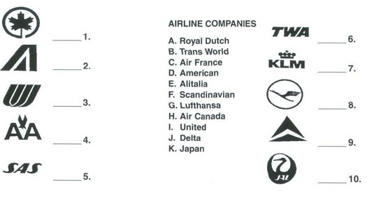 Airline Companies exercise