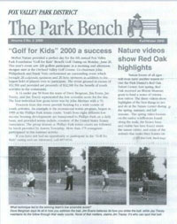 The Park Bench Newsletter