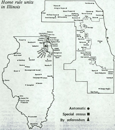 Home rule units in Illinois