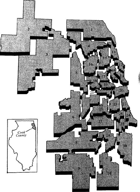 Upstate legislative districts