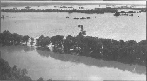 Sny Levee broke during the flood