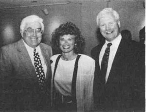 Senator Aldo DeAngelis, Mary Colmar, and Peter Murphy
