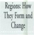Regions: How They Form and Change