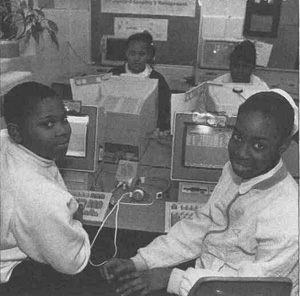 Students at the Corporate/Community School in Chicago