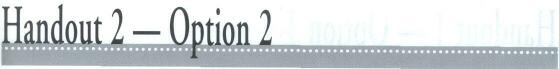 Handout 2 - Option 2