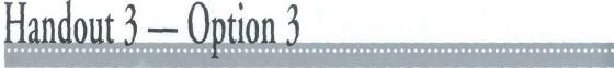 Handout 3 - Option 3