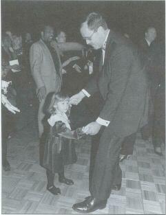 Rep. Robert W. Churchill with his daughter