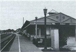 The newly remodeled Metra train station in downtown Elmhurst