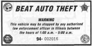 Beat Auto Theft