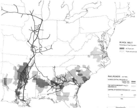 Railroad map