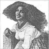 Charcoal Drawing of Maud Martha