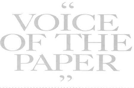Voice of the Paper
