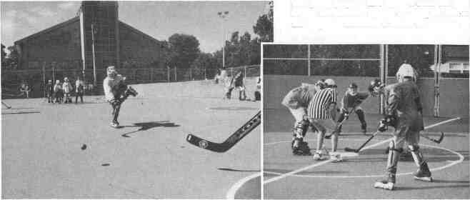 In-line hockey