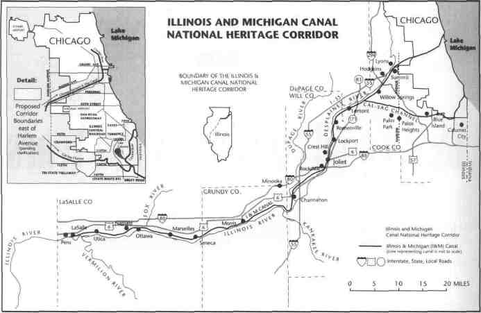I & M Canal Maps
