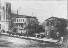 Old St. Patrick's Church, Chicago, in the 1870s