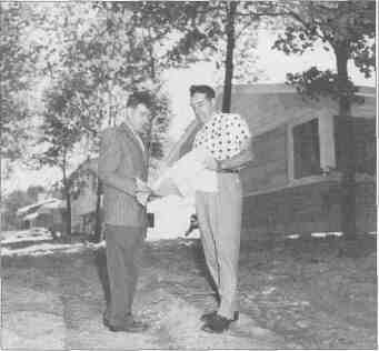 Harold Moser with Jerry Concannon