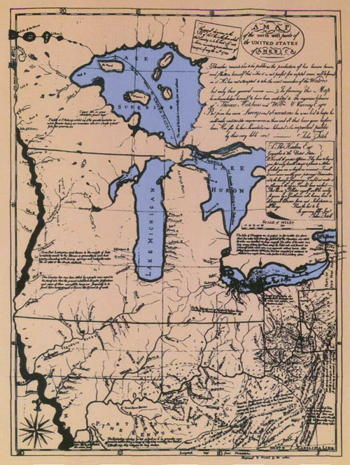 John Fitch's - A Map of the North West Parts of the United States of America