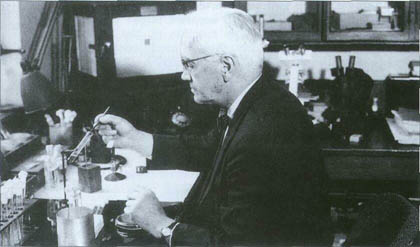 Alexander Fleming at Work