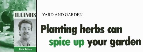 Planting herbs can spice up your garden