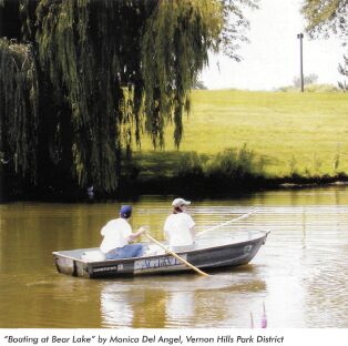 'Boating at Bear Lake'